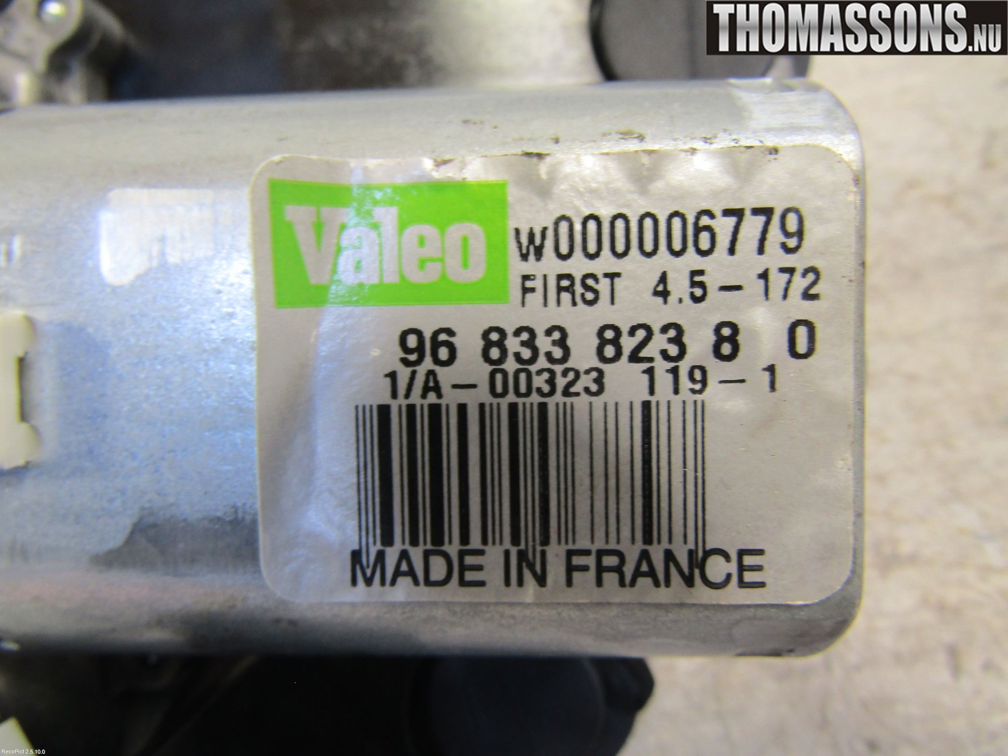 Citroen C3 10-17 Viskermotor Bakluke