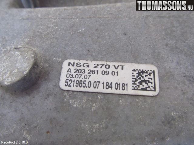 Mercedes-Benz MB VITO/VIANO (W639) 04-14 Gearkasse 6 Trinn