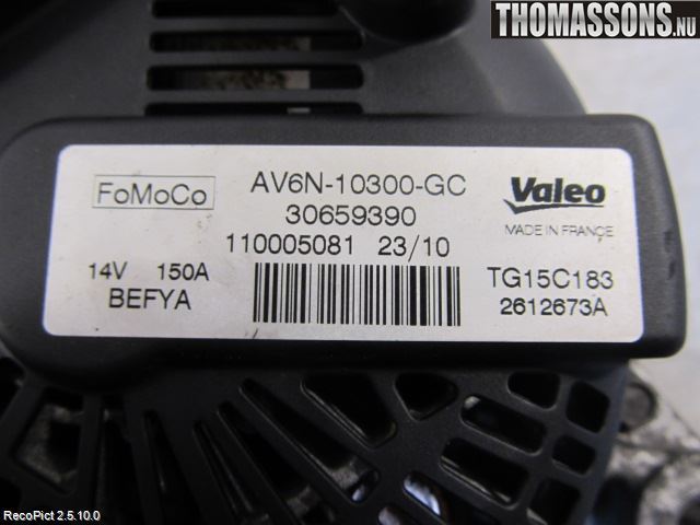 Ford FIESTA 09-12 Dynamo