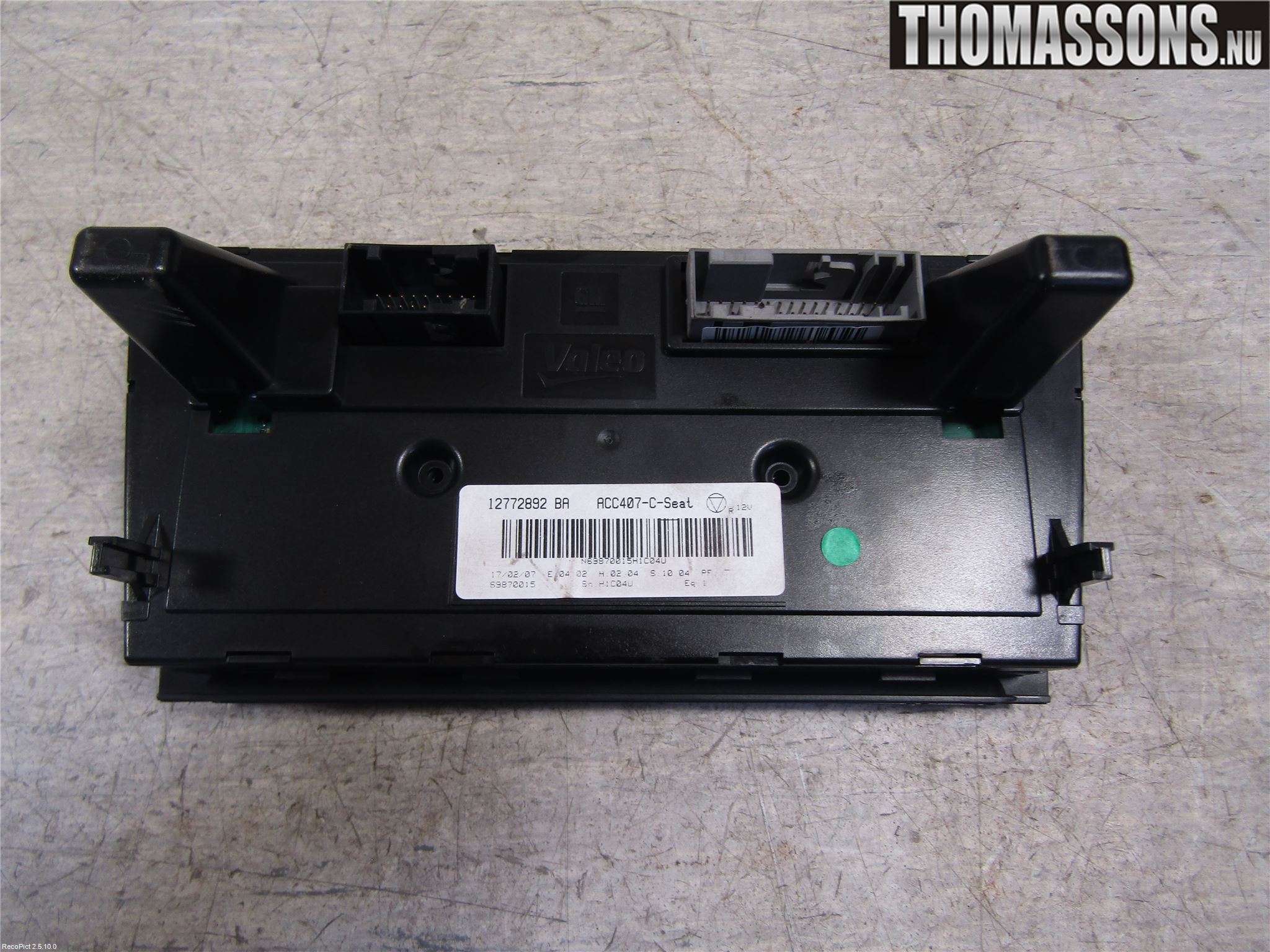 Saab 9-3 VER 2 Varme Ac Betjening-Display