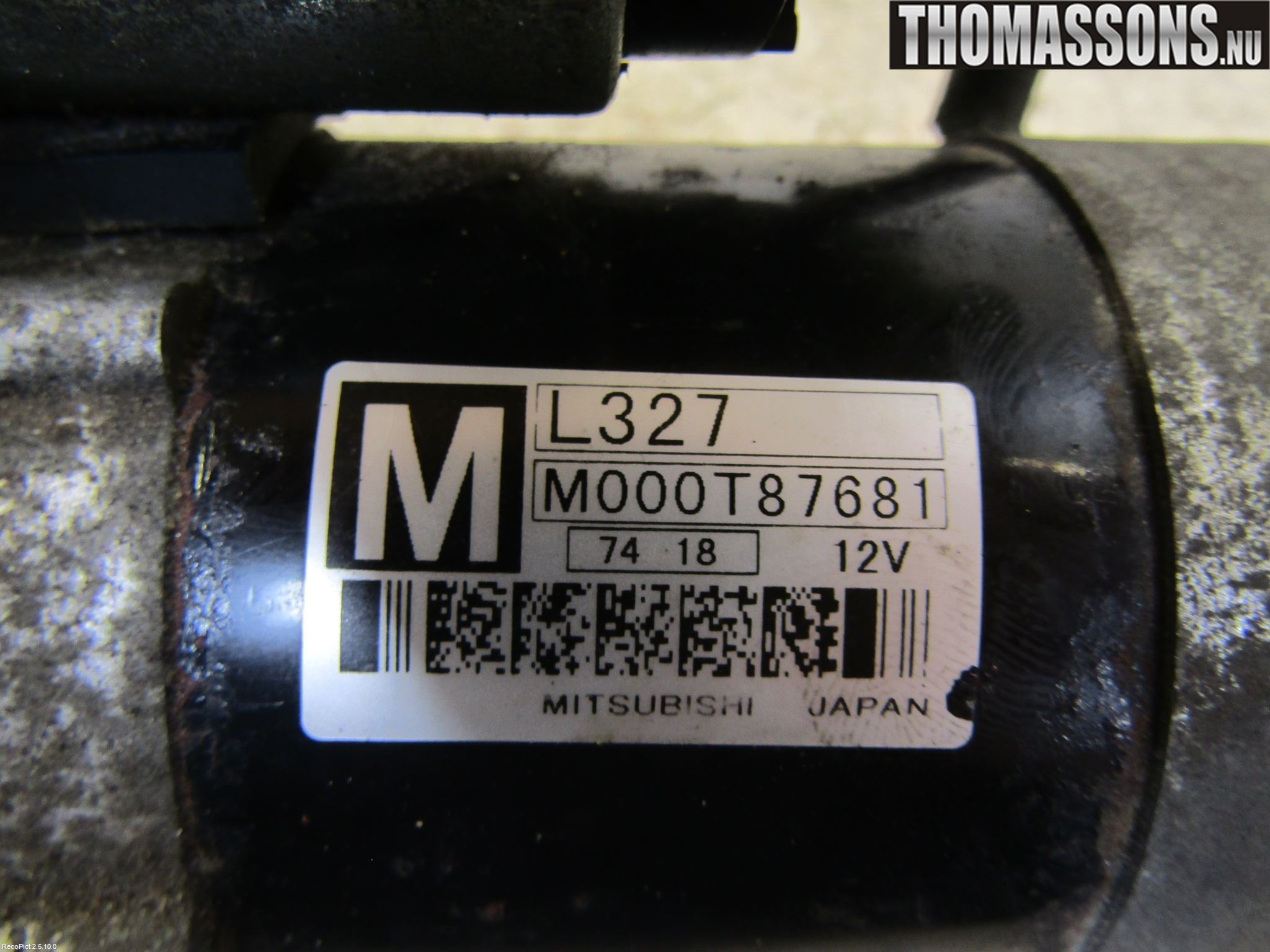 Mazda 6 02-08 Startmotor