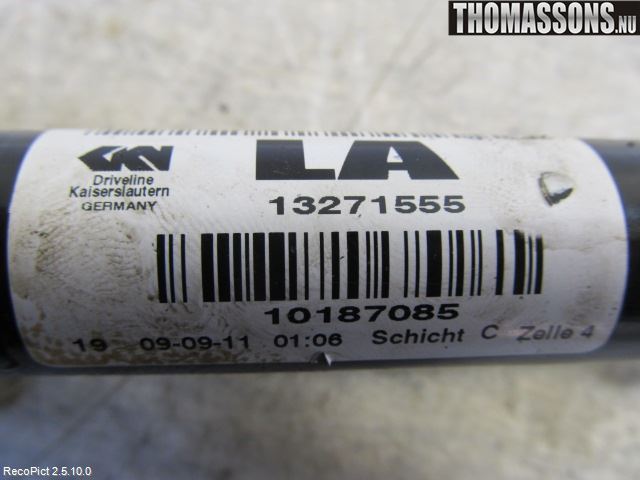 Opel ASTRA J 10-15 Drivaksel Foran Kompl Venstre