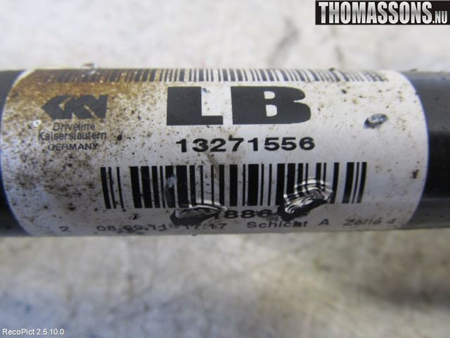 Opel ASTRA J 10-15 Drivaksel Foran Kompl Høyre