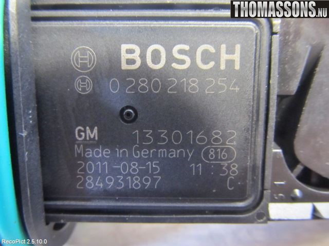 Opel ASTRA J 10-15 Inns Luftmassemåler