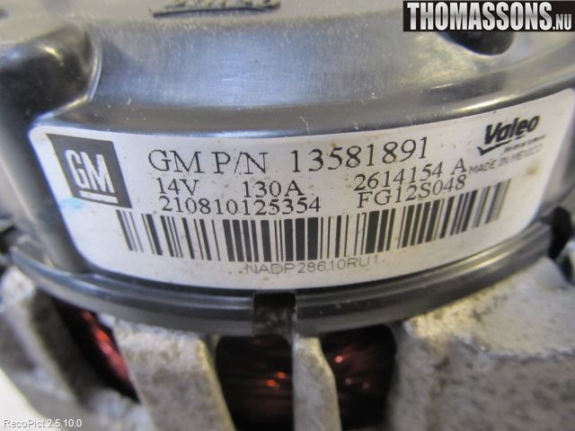 Opel ASTRA J 10-15 Dynamo