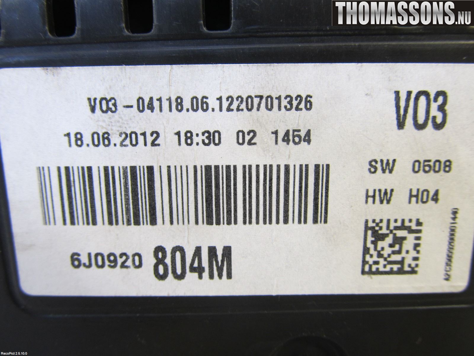 Seat IBIZA IV 08-16 Instr Kombinert