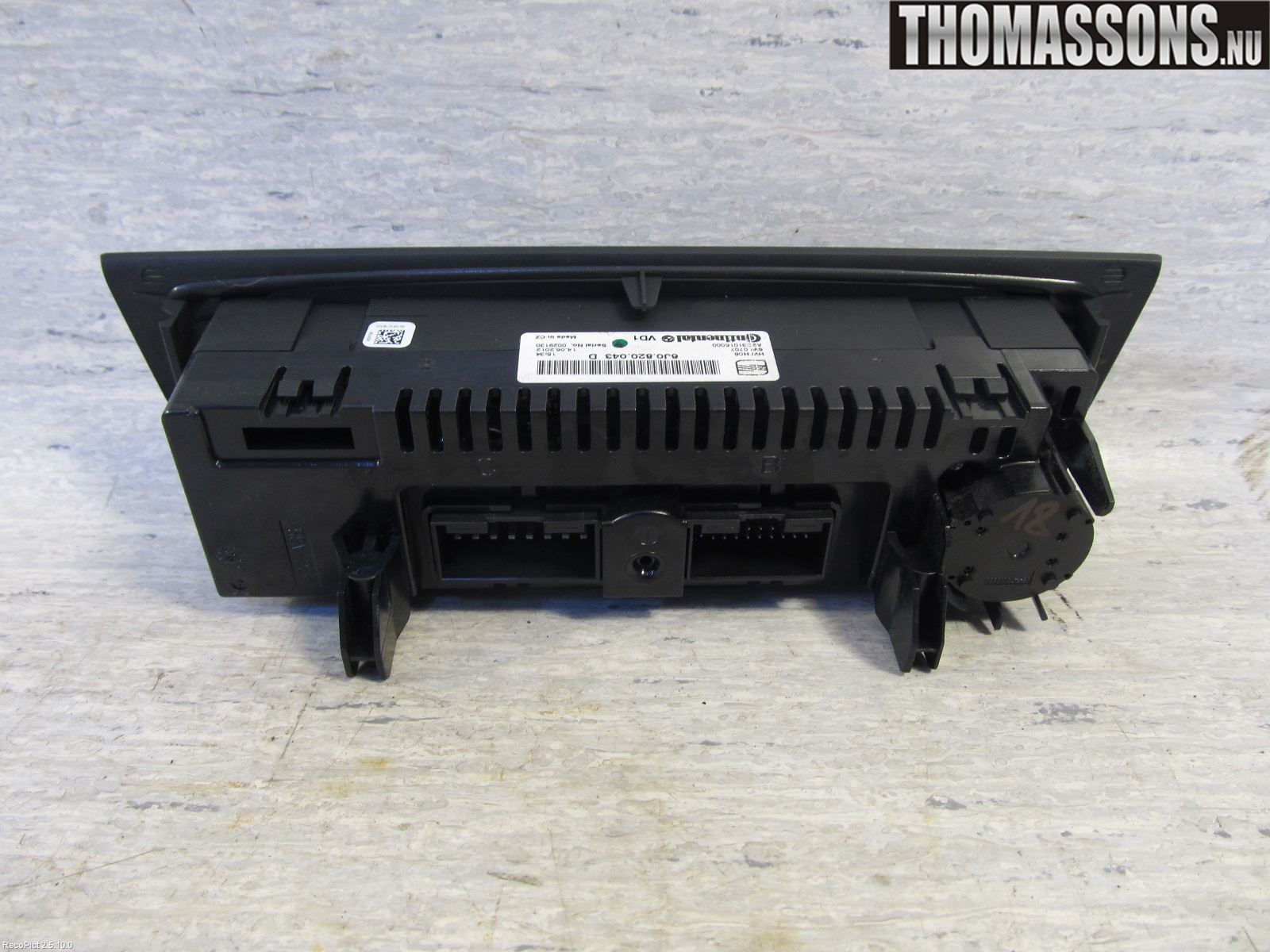 Seat IBIZA IV 08-16 Varme Ac Betjening-Display