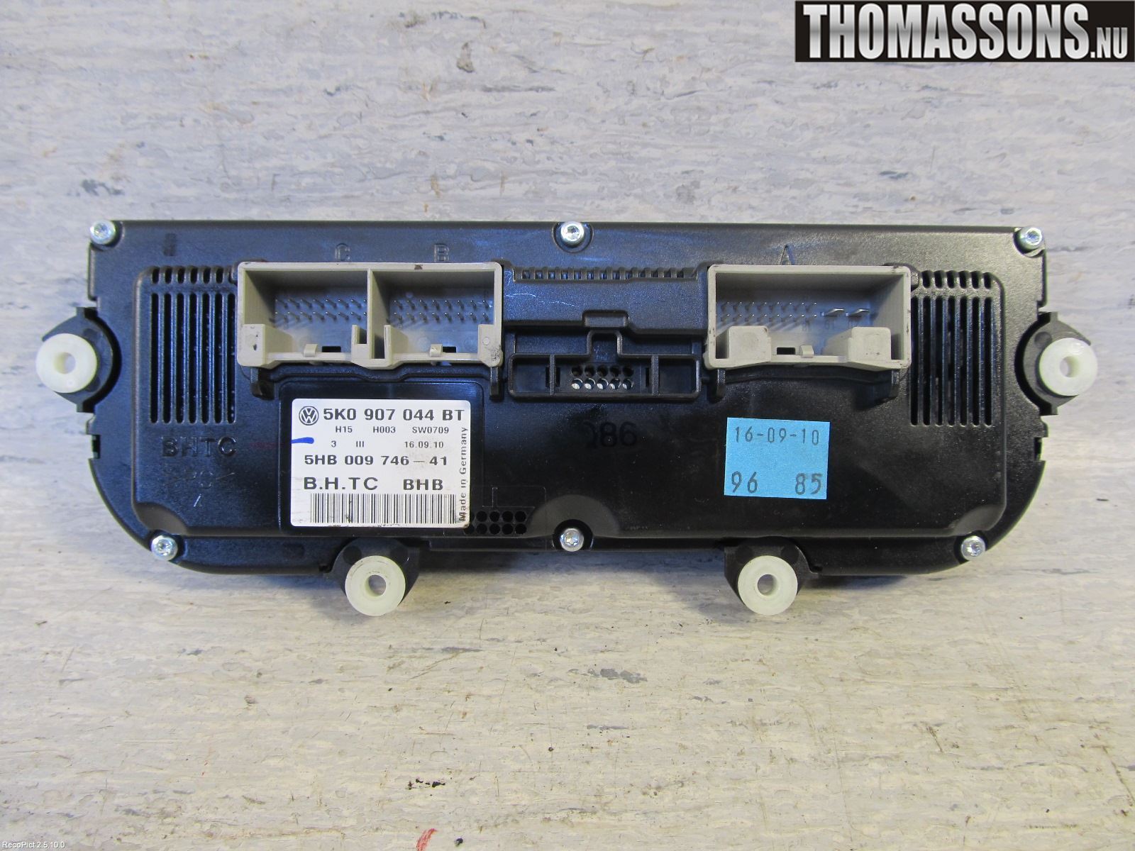 Volkswagen VW PASSAT 05-11 Varme Ac Betjening-Display
