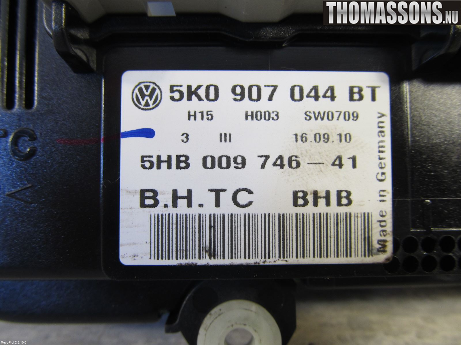 Volkswagen VW PASSAT 05-11 Varme Ac Betjening-Display