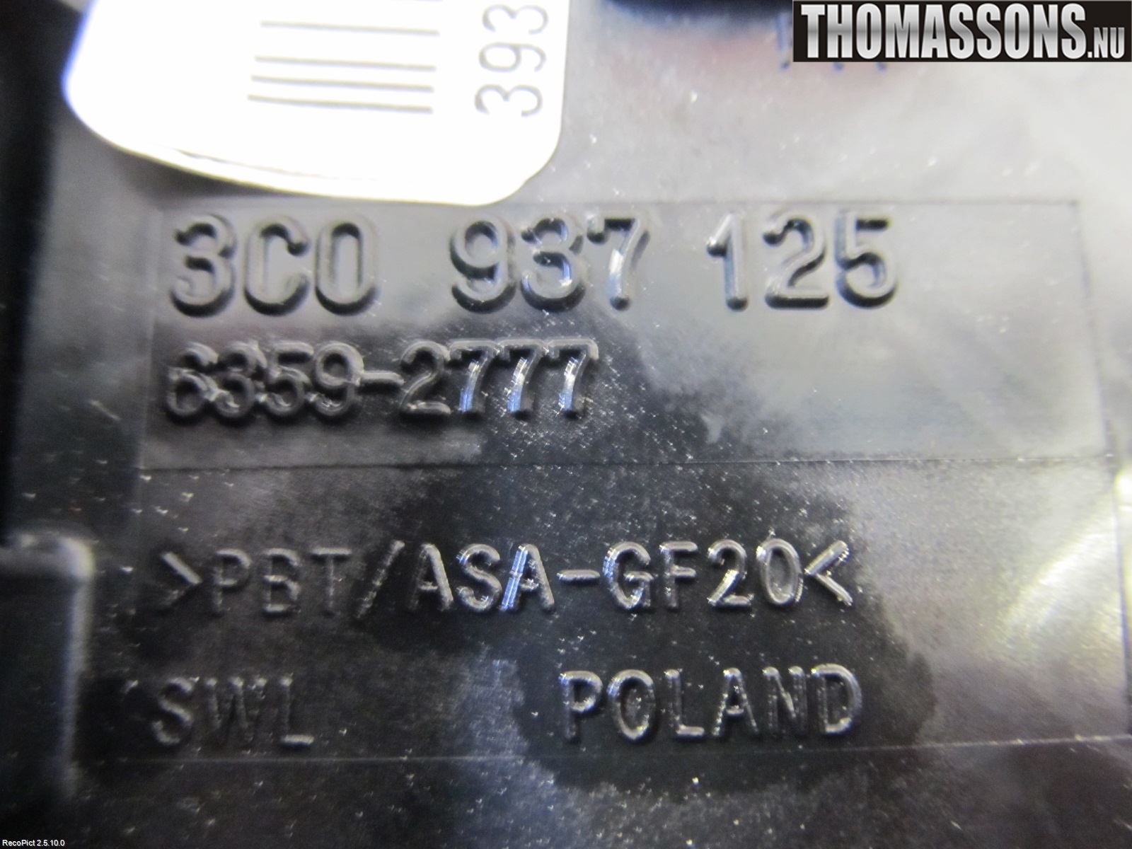 Volkswagen VW PASSAT 05-11 Sikringsboks - Elsentral