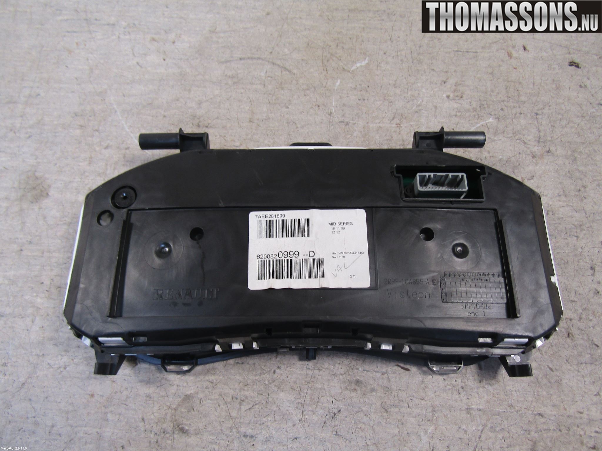 Renault CLIO III  09-12 Instr Kombinert