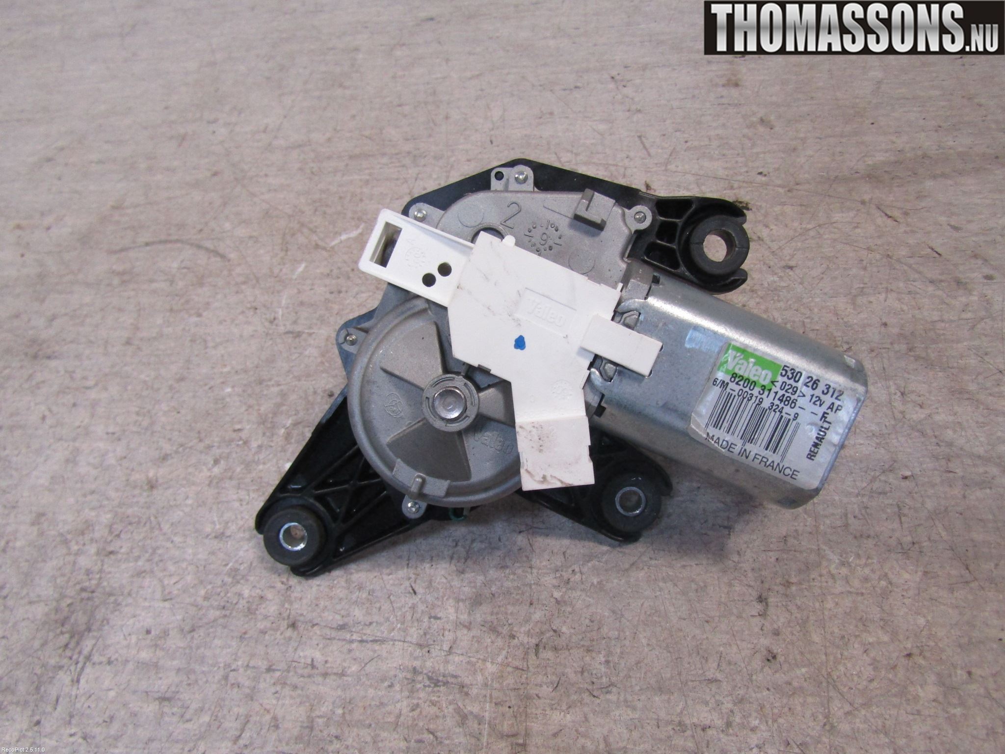 Renault CLIO III  09-12 Viskermotor Bakluke
