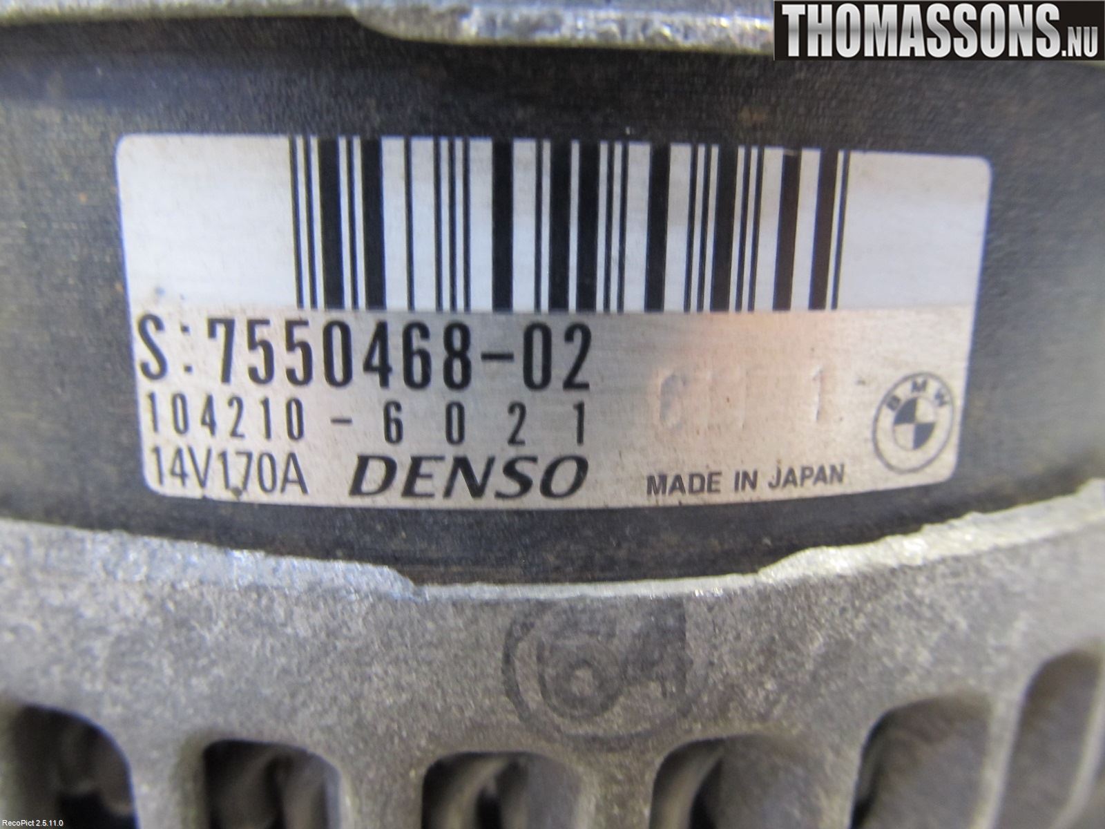BMW 3 E90/91 SED/TOU 05-12 Dynamo