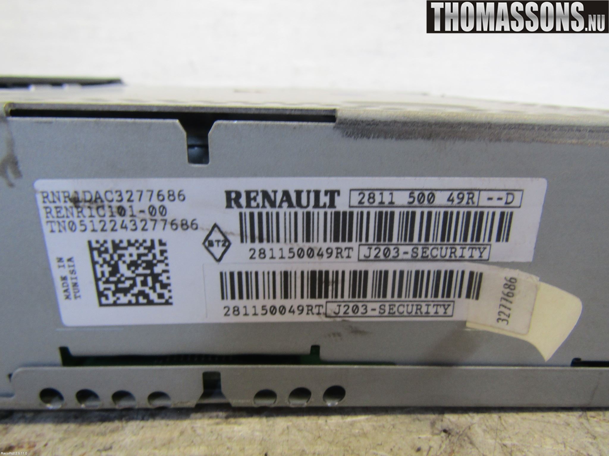Renault KANGOO II 08-14 Stereo Radio