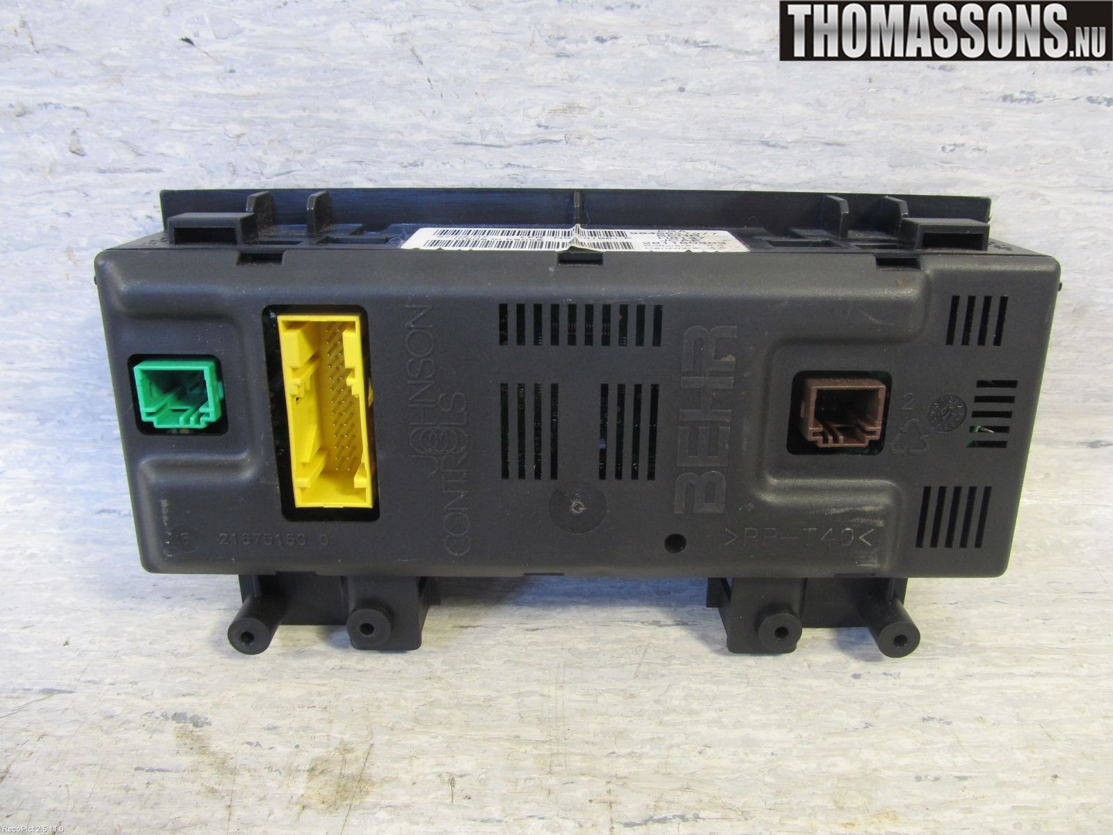 Peugeot 307     05-08 Varme Ac Betjening-Display
