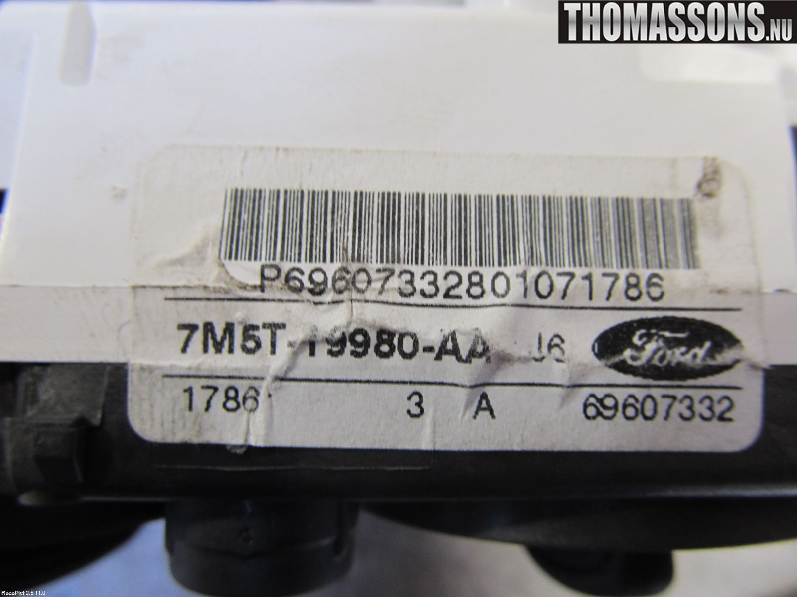 Ford FOCUS 08-11 Varme Ac Betjening-Display