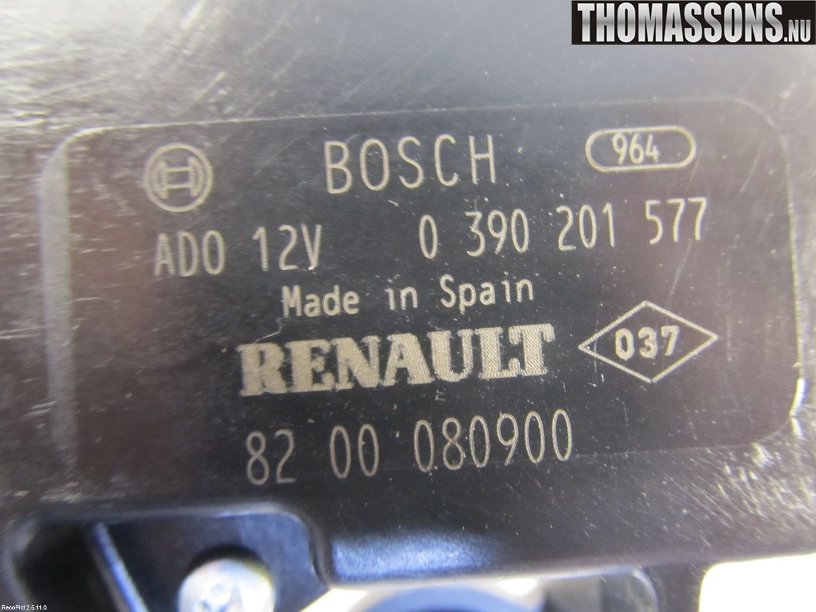 Renault MÉGANE II  06-08 Viskermotor Bakluke