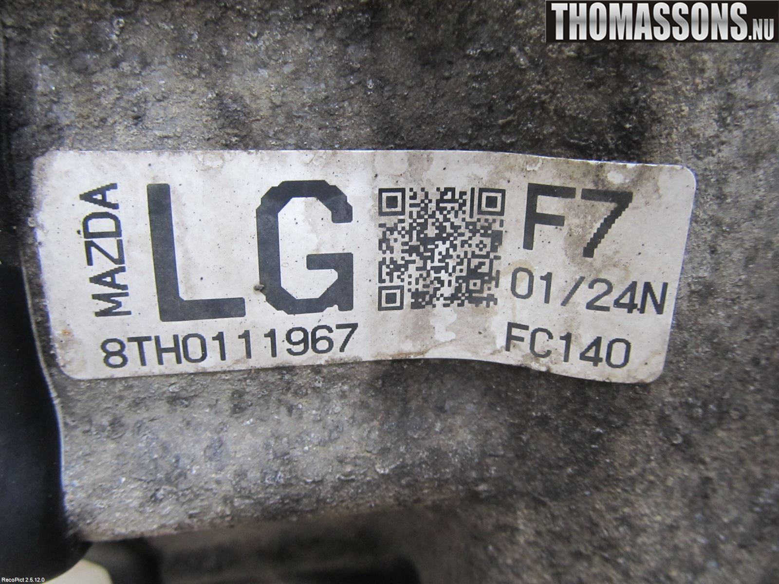 Mazda 2 (DE) 08-15 Gearkasse 5 Trinn