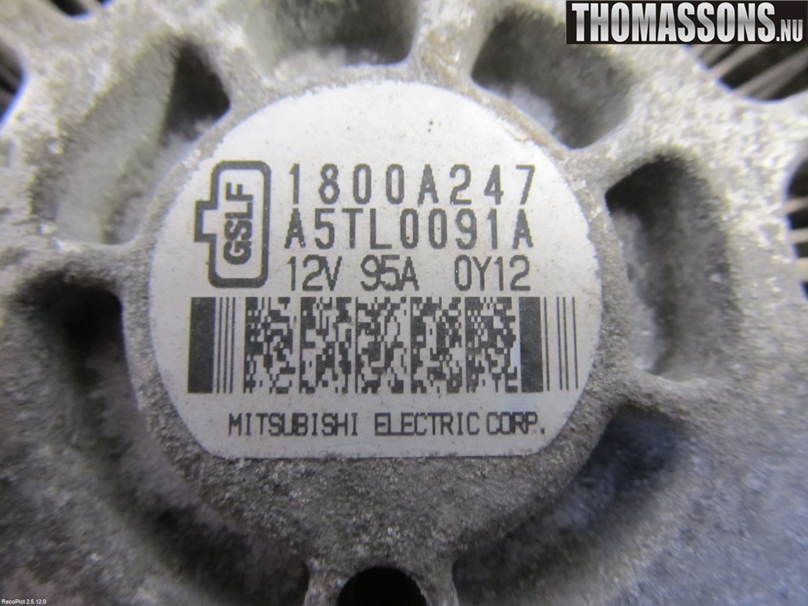 Mitsubishi COLT 09-13 Dynamo