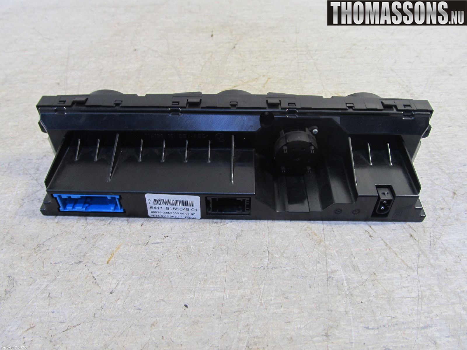 BMW 5 E60/61 Sed/Tou 02-10 Varme Ac Betjening-Display