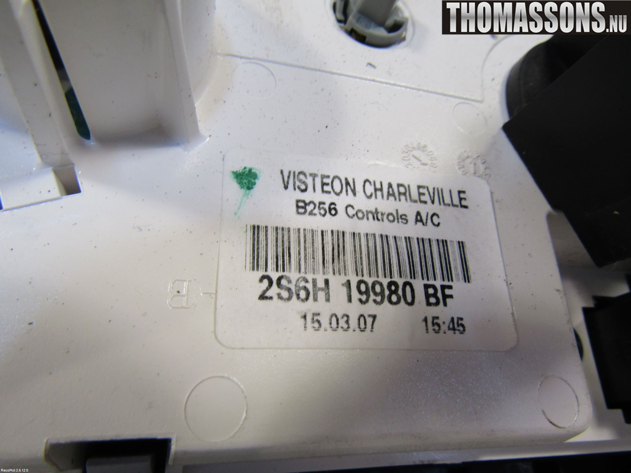 Ford FIESTA     06-08 Varme Ac Betjening-Display