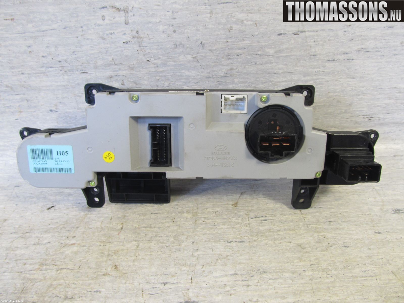 Hyundai H-1/STAREX 08-21 Varme Ac Betjening-Display
