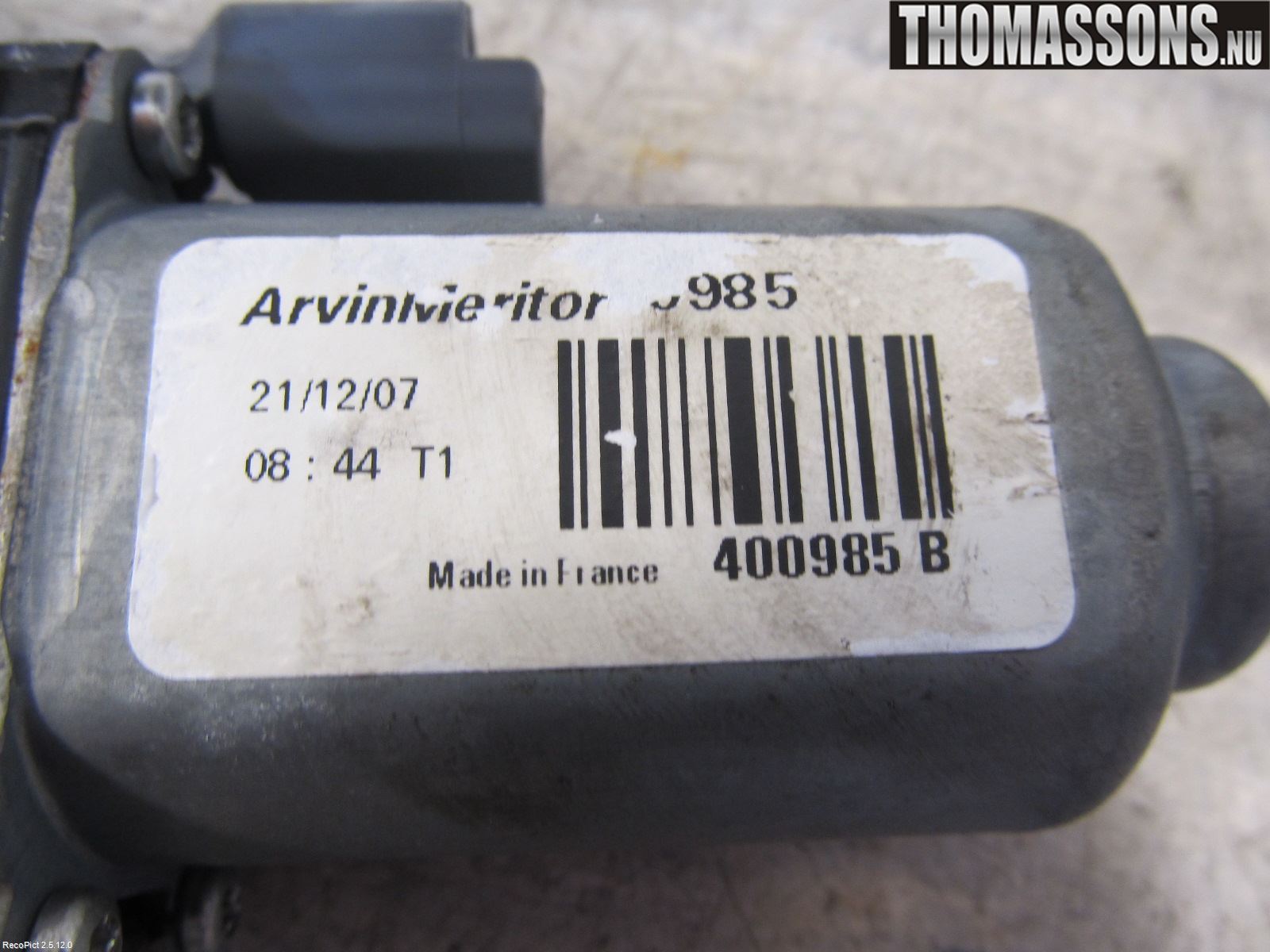 Fiat SCUDO 07-16 Vindusheis El Komp