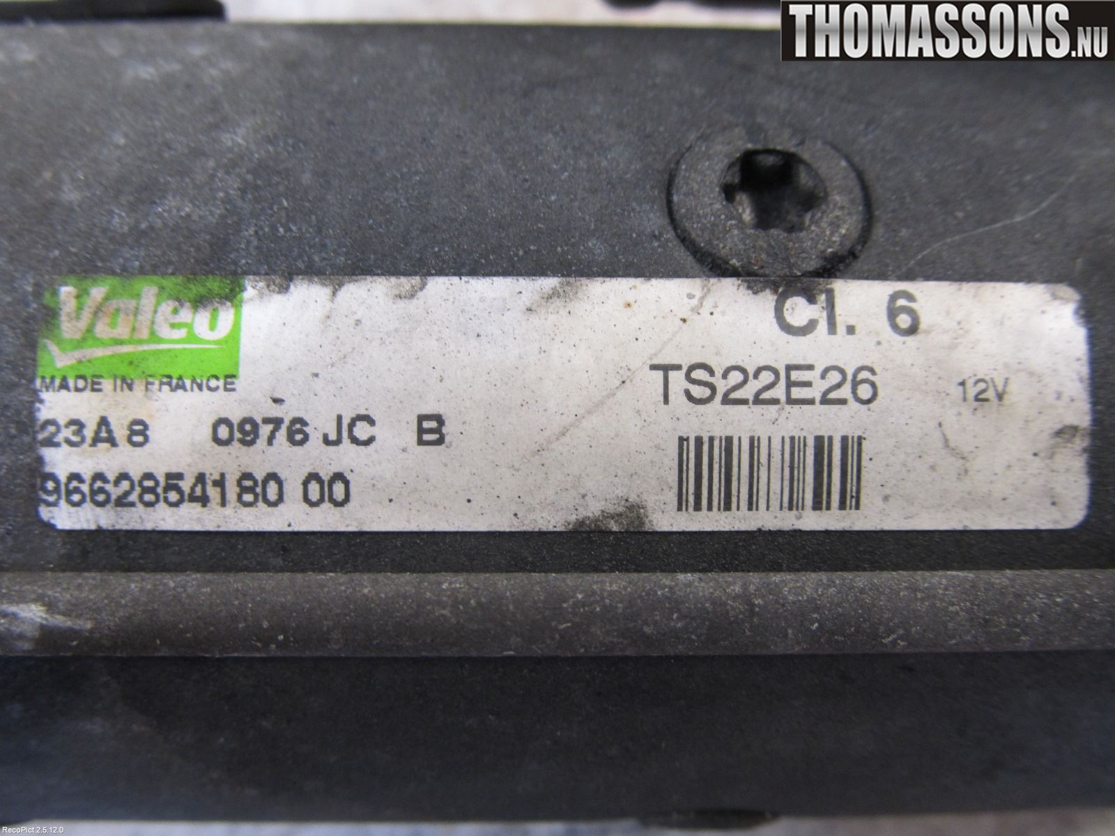 Fiat SCUDO 07-16 Startmotor Diesel