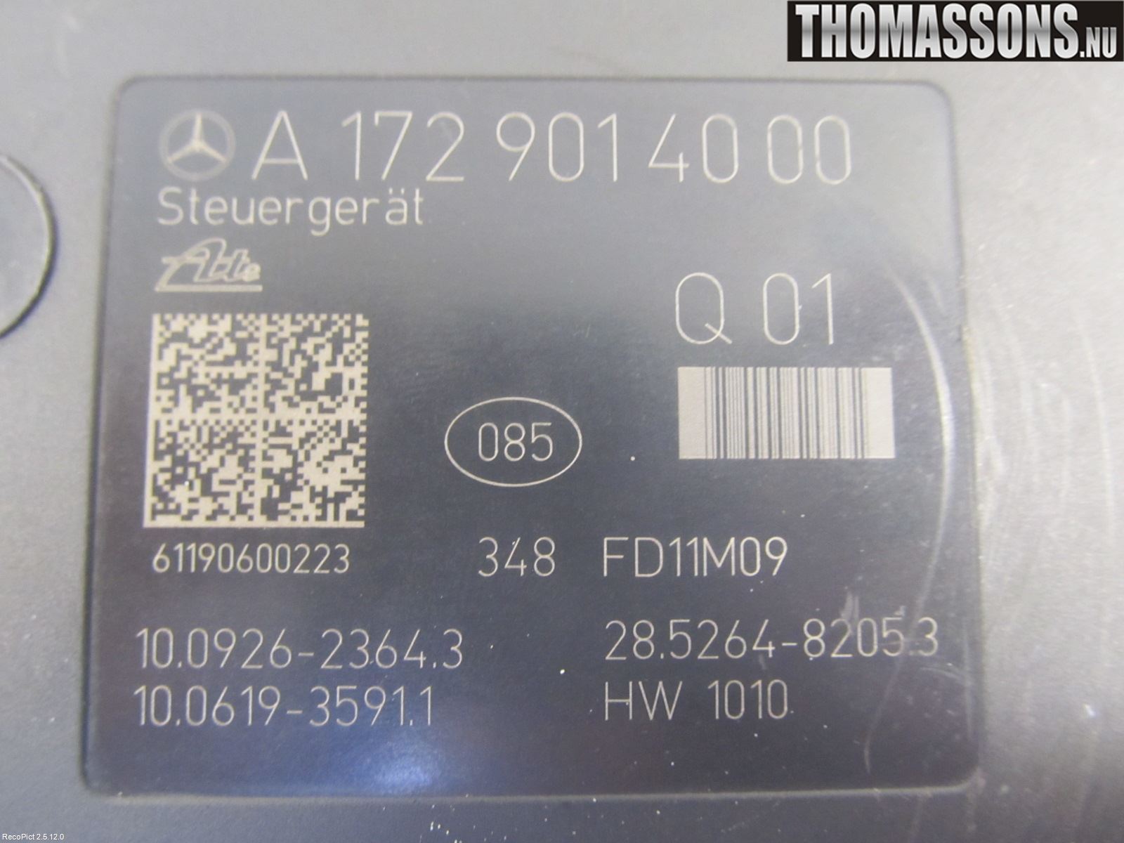 Øvrige MB C-CLASS AMG (W204) Abs Hydraulikkaggregat
