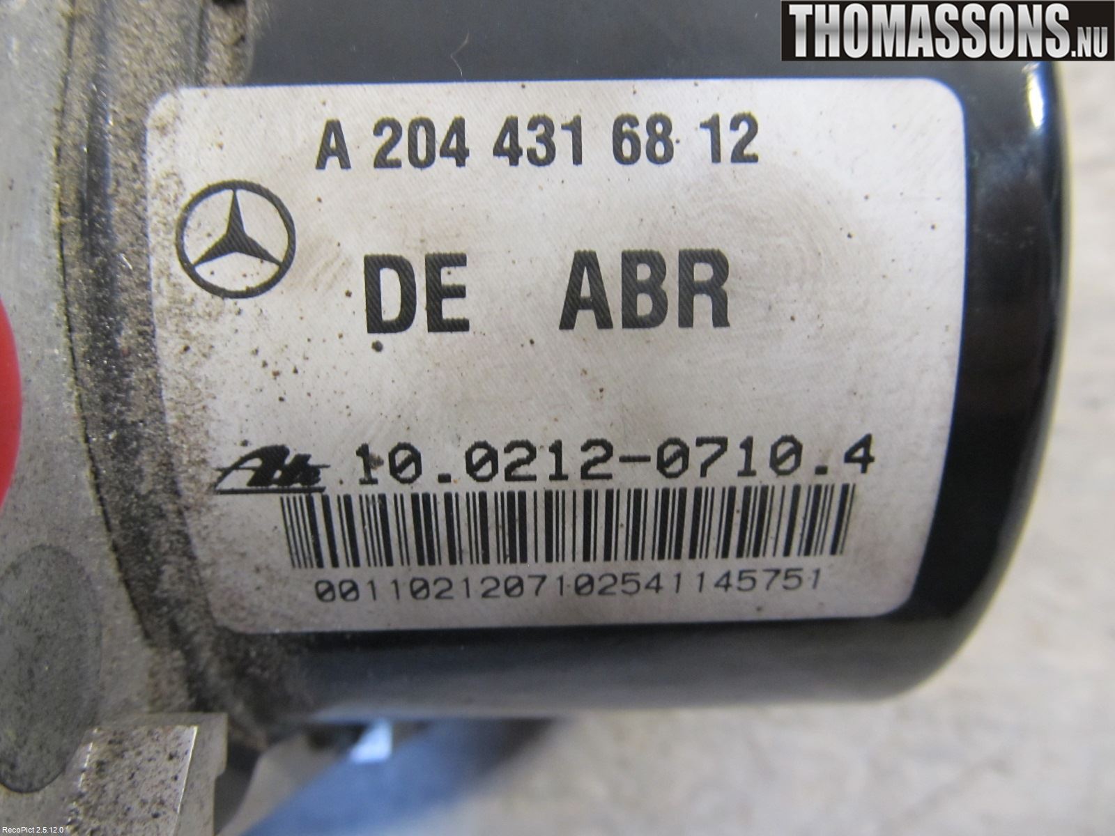 Øvrige MB C-CLASS AMG (W204) Abs Hydraulikkaggregat