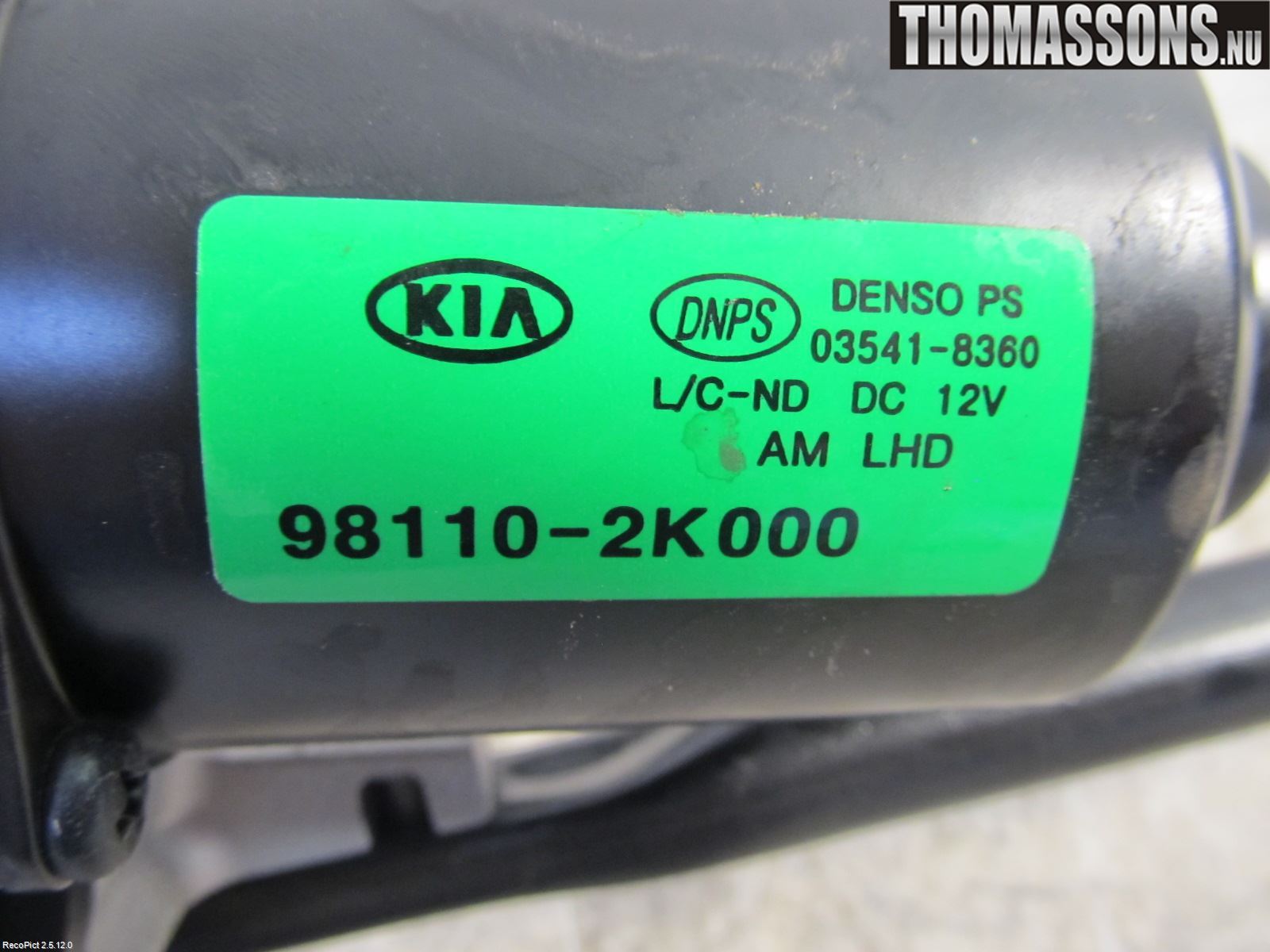 Kia SOUL 09- Viskermotor Frontrute