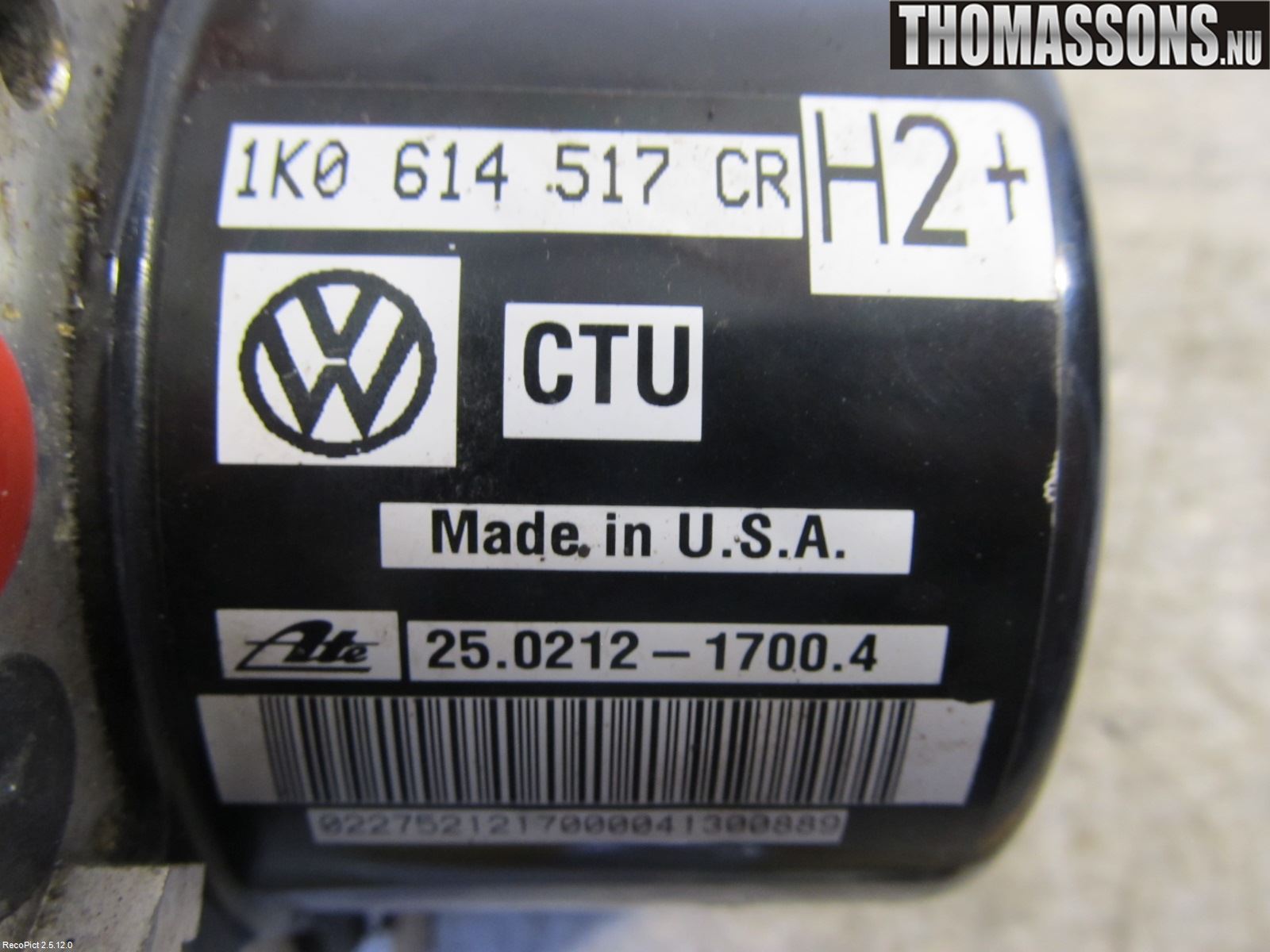 Volkswagen VW GOLF VI 09-13 Abs Hydraulikkaggregat