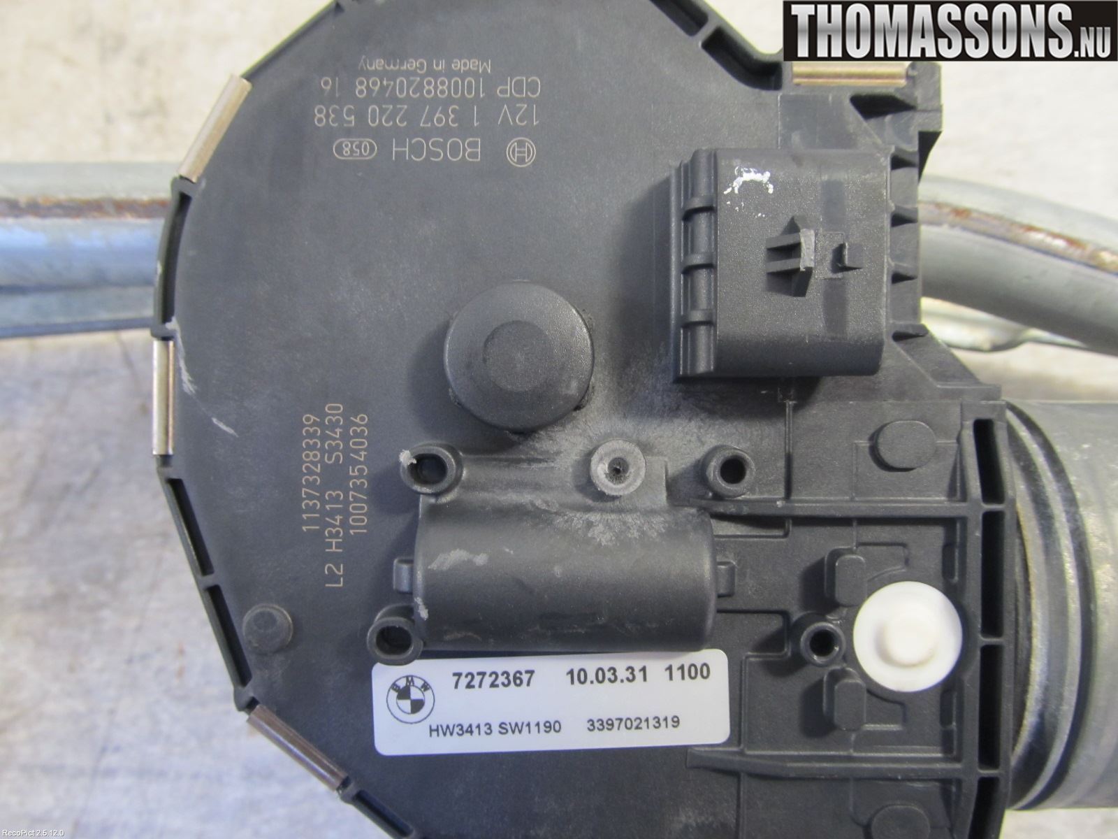 BMW 5 F10/F11/F18 09-17 Viskermotor Frontrute