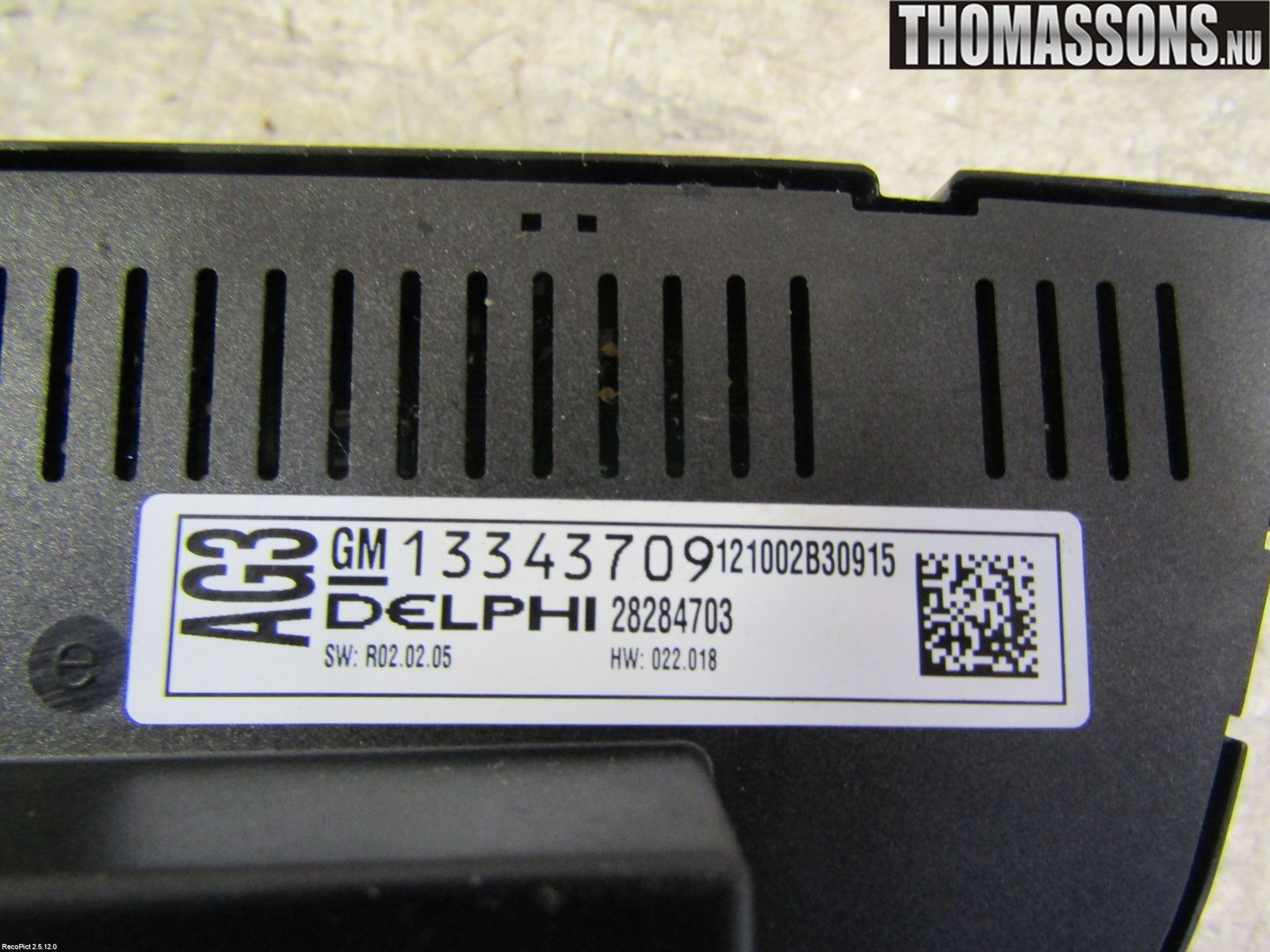 Opel ASTRA J 10-15 Varme Ac Betjening-Display