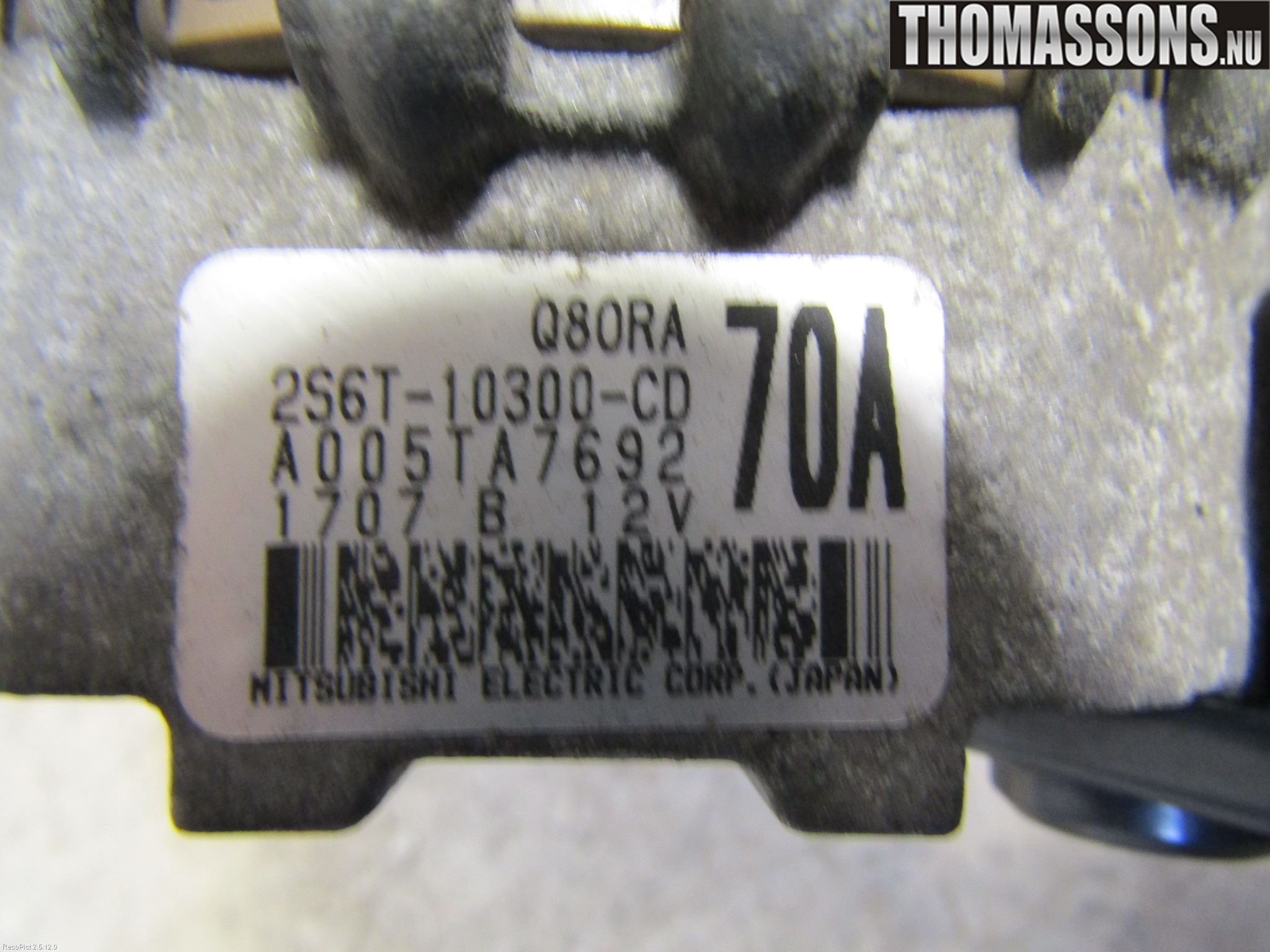 Ford FIESTA     06-08 Dynamo