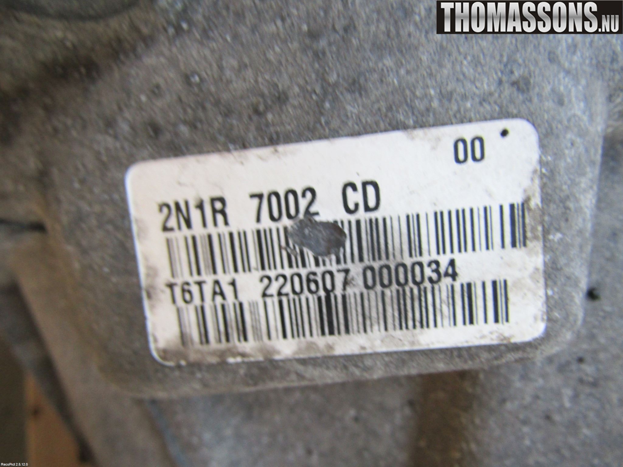 Ford FIESTA     06-08 Gearkasse 6 Trinn