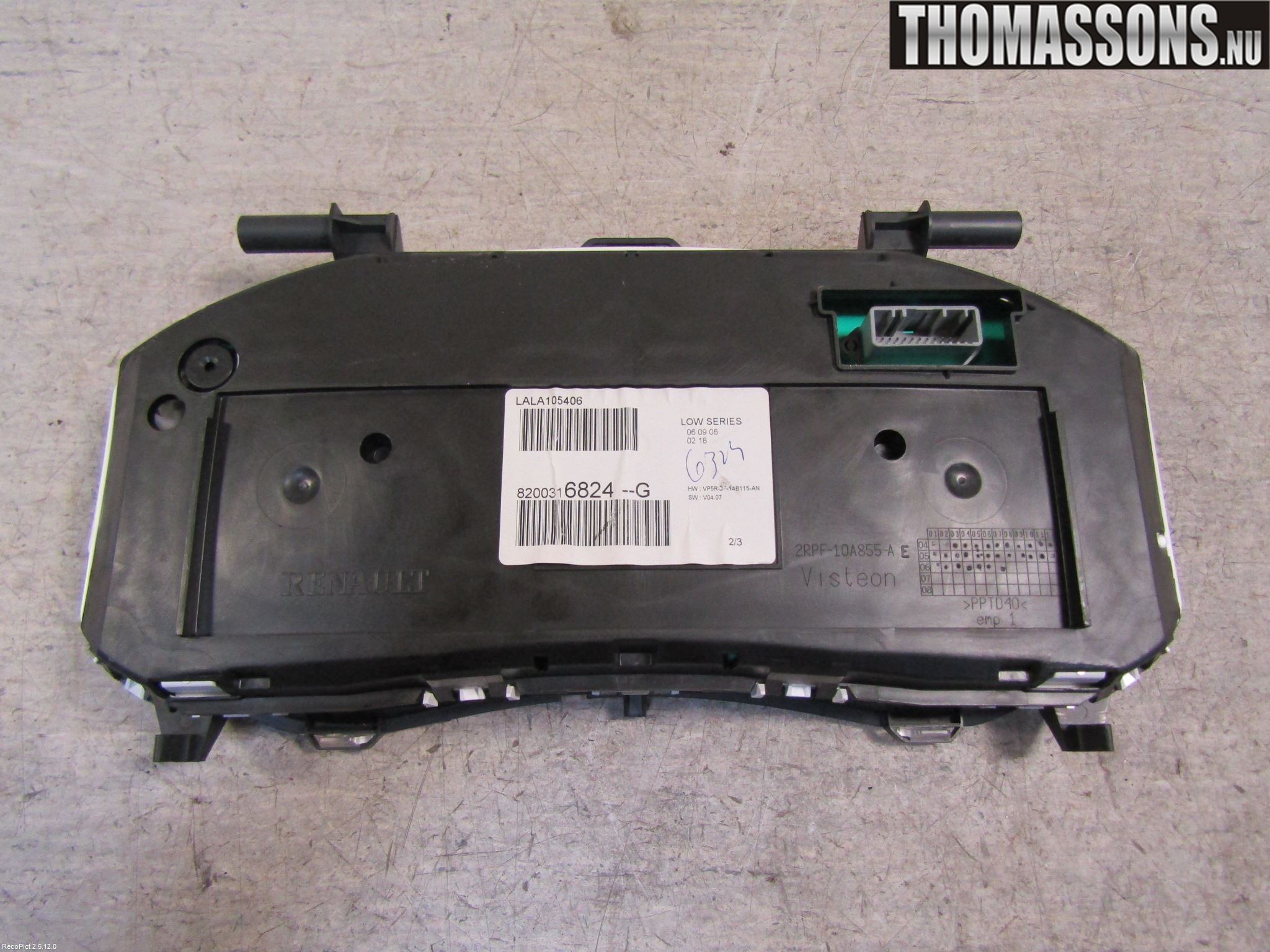 Renault CLIO III  06-09 Instr Kombinert