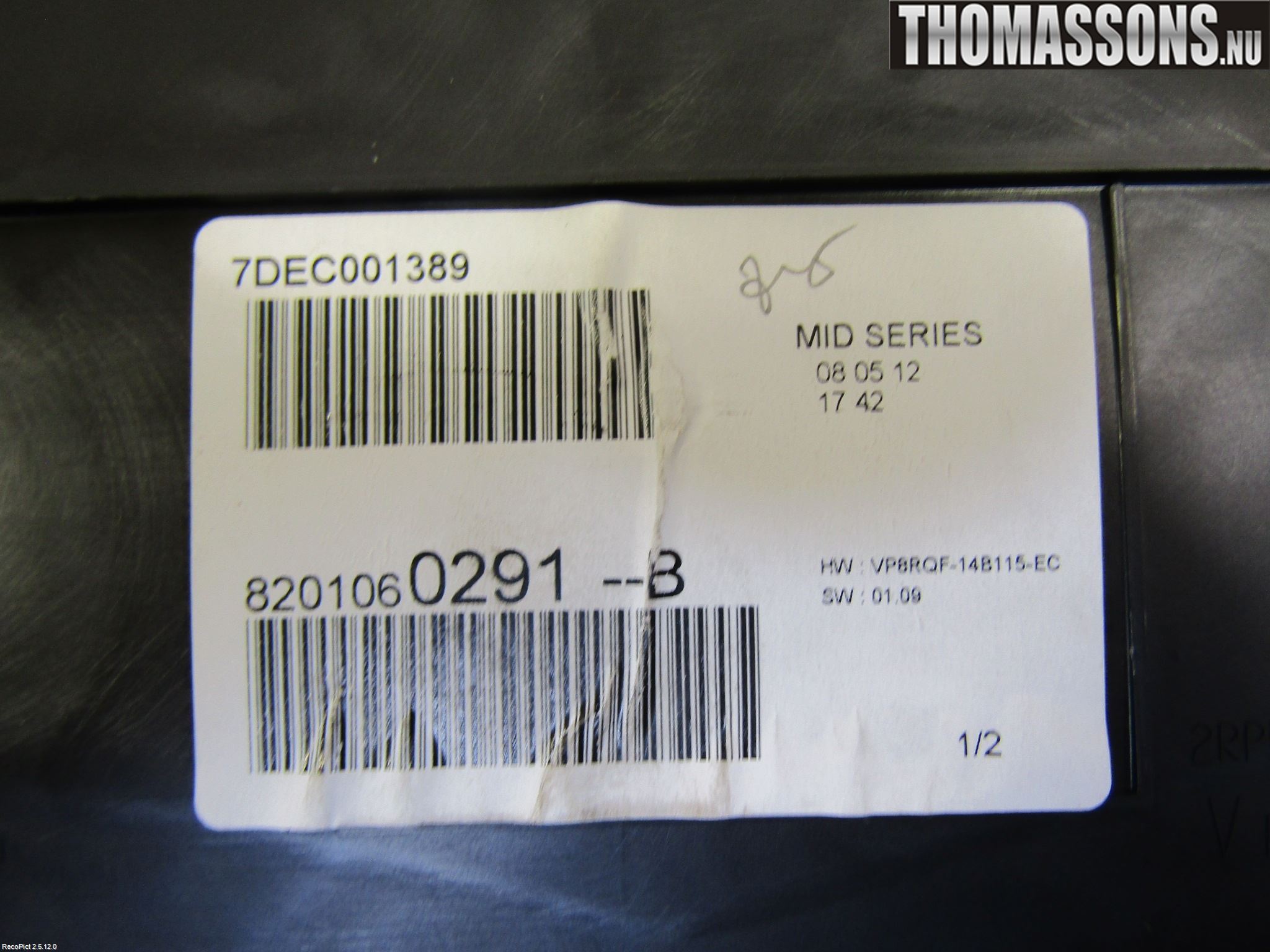Renault CLIO III  09-12 Instr Kombinert