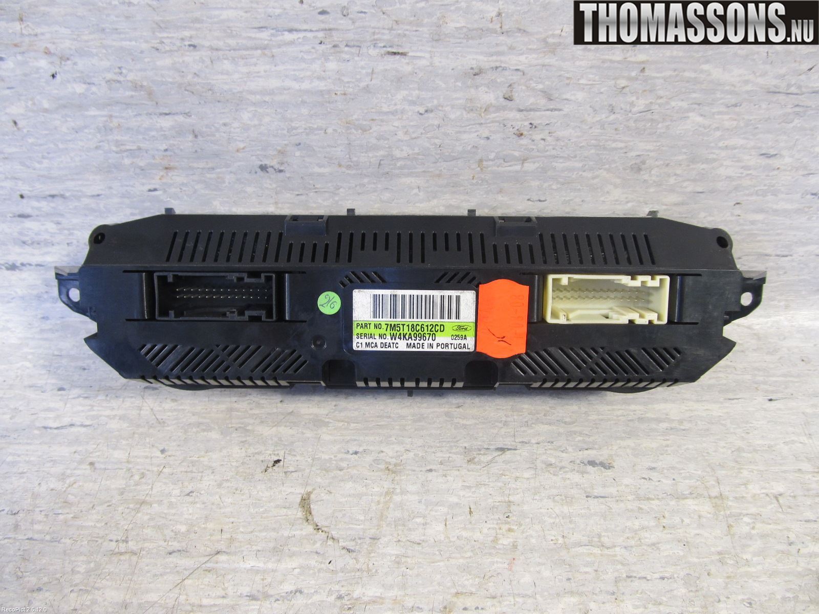 Ford FOCUS 08-11 Varme Ac Betjening-Display