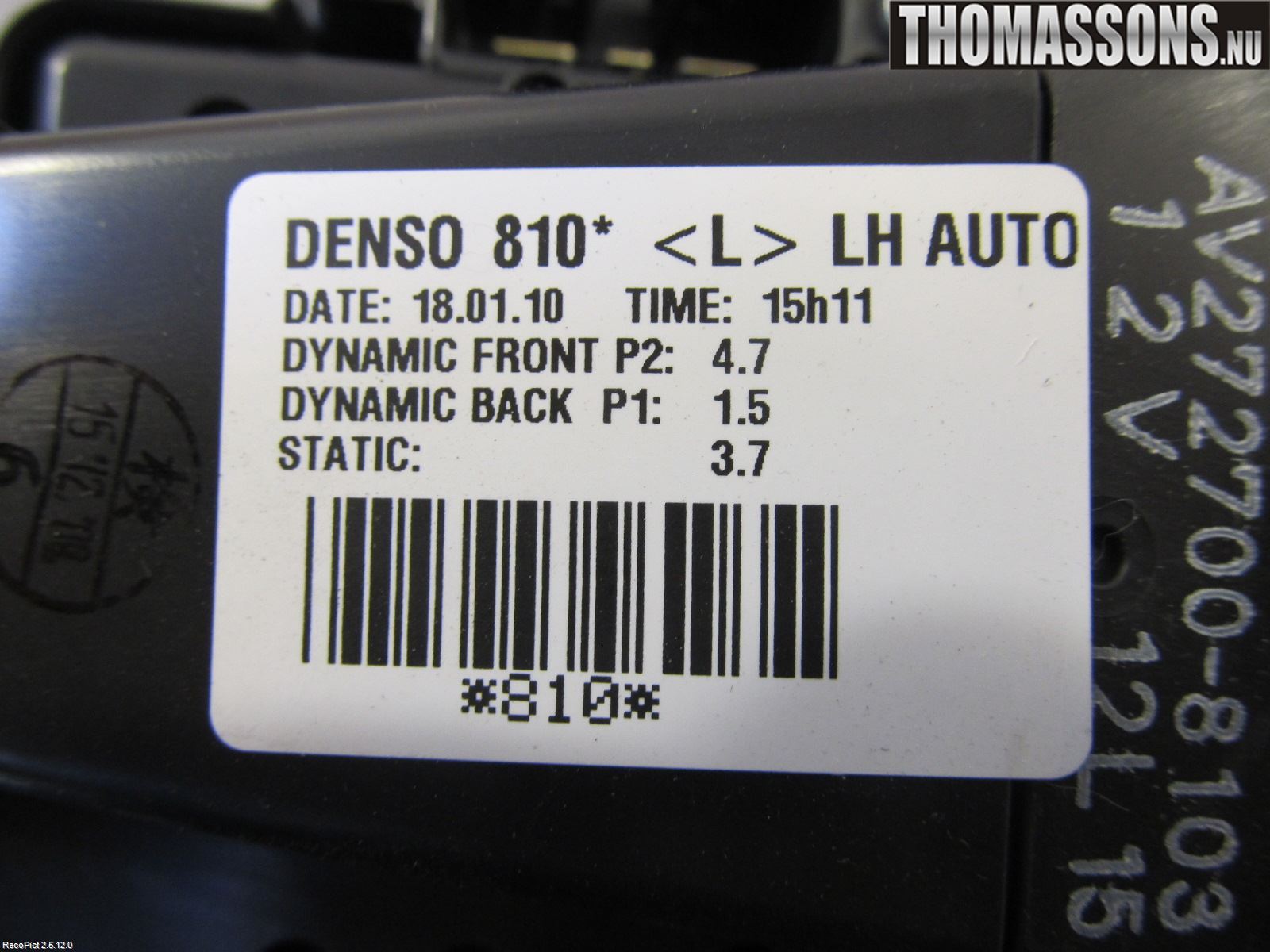 Toyota AURIS 10-12 Varmeapparat Viftemotor