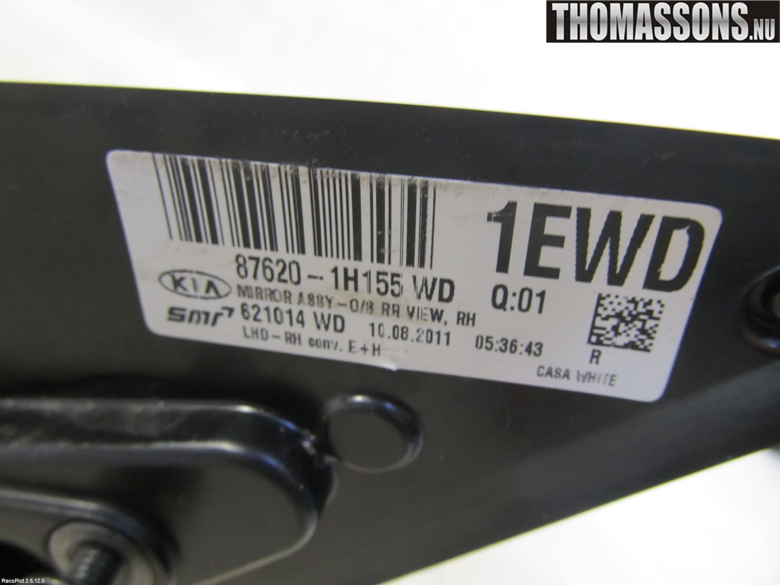 Kia CEED 12-18 Speil H M-El Justering