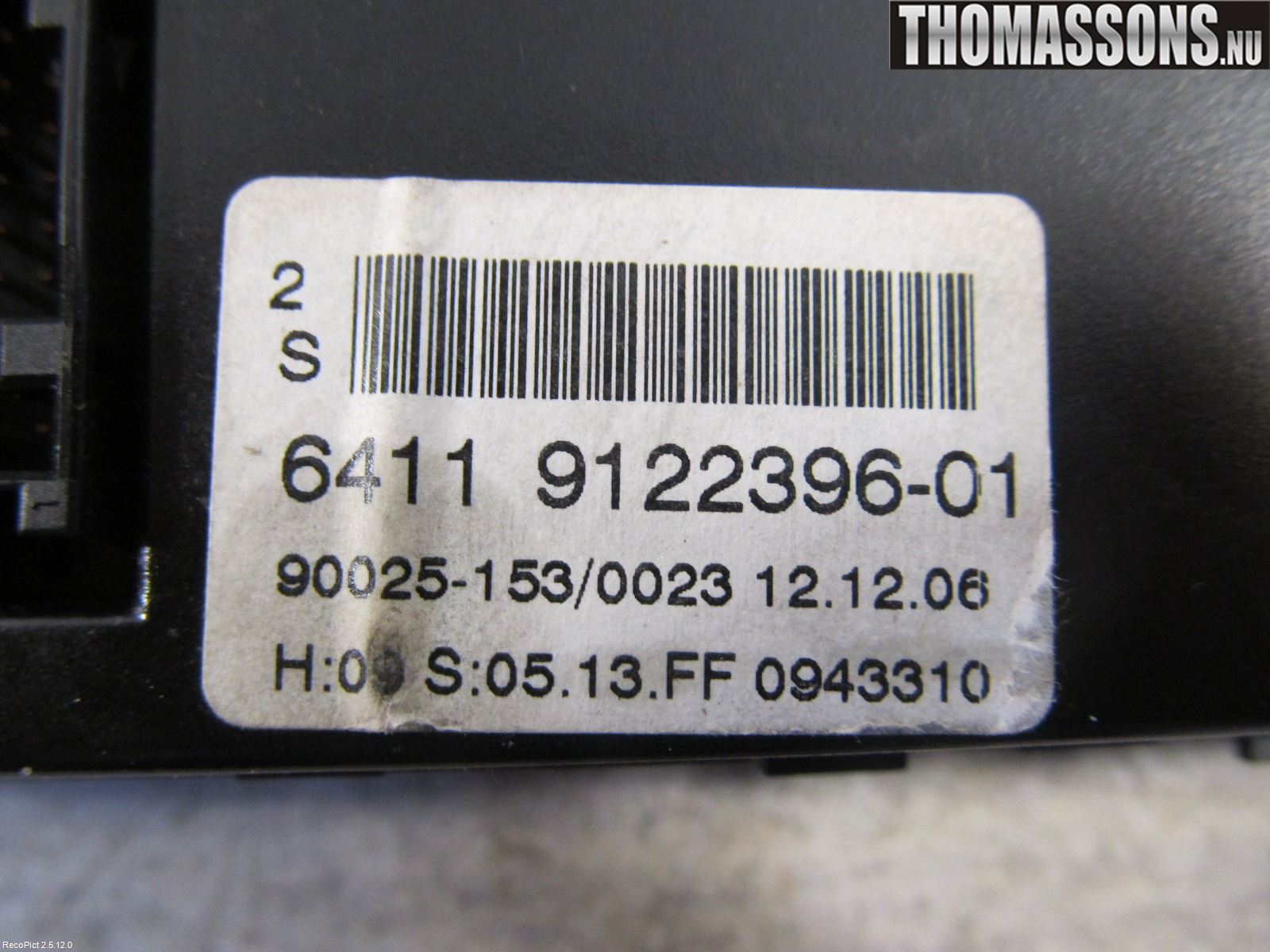BMW 5 E60/61 Sed/Tou 02-10 Varme Ac Betjening-Display
