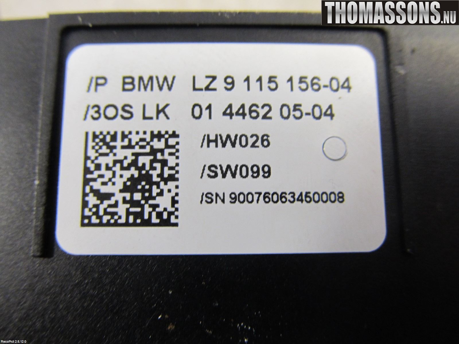 BMW 5 E60/61 Sed/Tou 02-10 Bryter Ratt Kombi H Og V