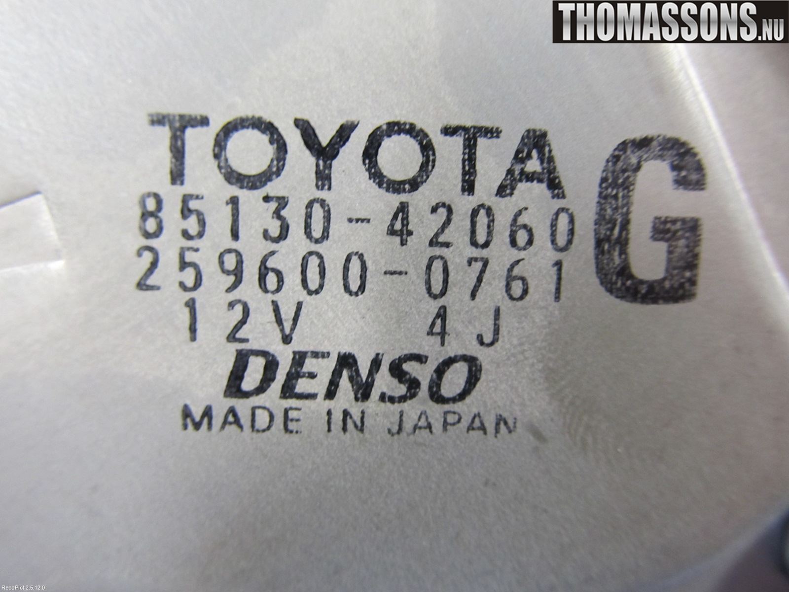 Toyota RAV 4 06-12 Viskermotor Bakluke