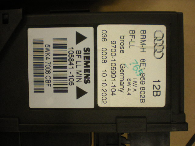 Audi A4/S4 01-05 Vindusheismotor