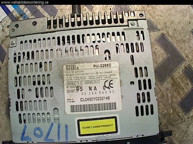 Citroen XSARA Stereo Radio Med Cd