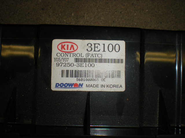 Kia SORENTO 03-09 Varme Ac Betjening-Display