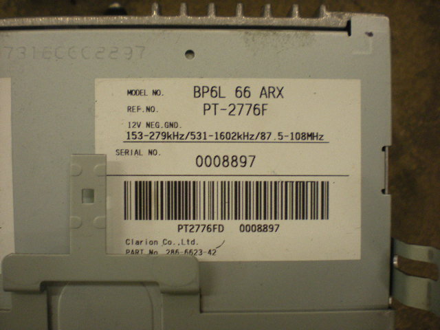 Mazda 3 I 07-08 Stereo Radio Med Cd