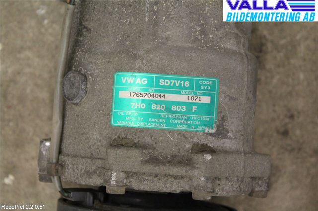 Volkswagen VW CADDY      04-10 Varme Ac Kompressor