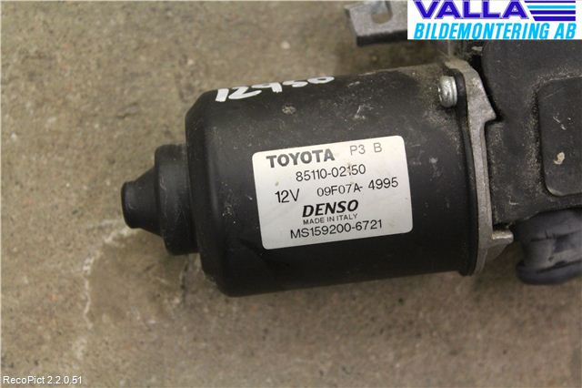 Toyota COROLLA 02-07 Viskermotor Frontrute